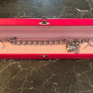 Vintage Juicy Couture Silver Charm Bracelet